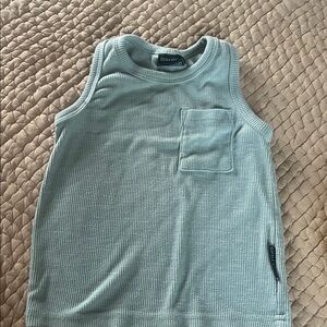 Little Bipsy blue Gray Tank Top